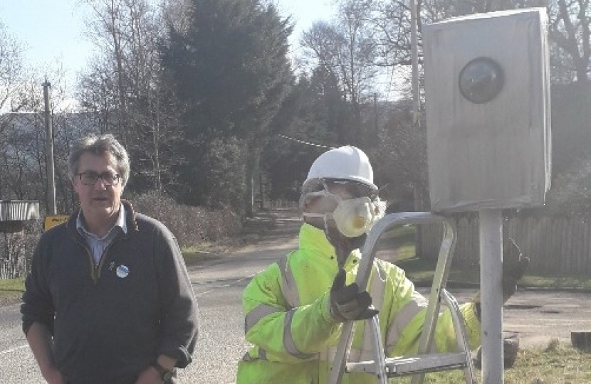 Martin Earl and a traffic camera