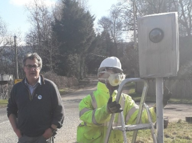 Martin Earl and a traffic camera